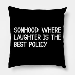 Where Laughter is the Best Policy Pillow