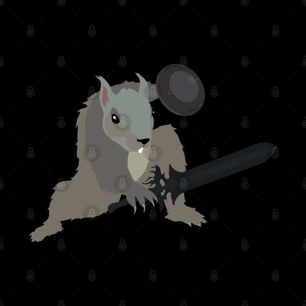 Warrior Squirrel by DigitalCleo