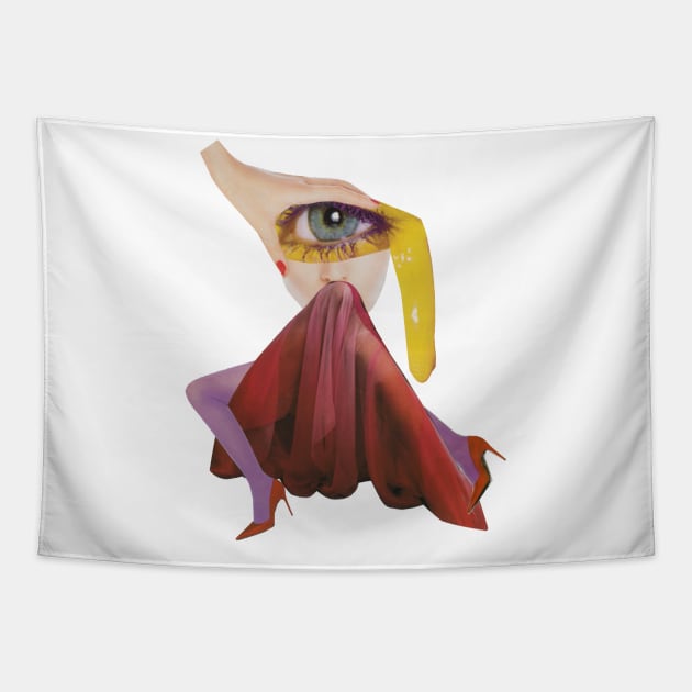 Big Eye Tapestry by Luca Mainini