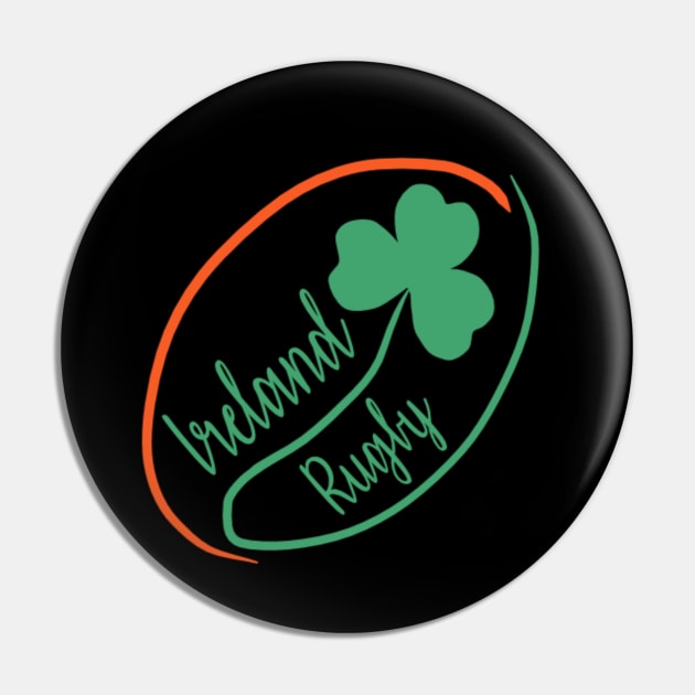 Ireland Rugby Pin by Alex Bleakley