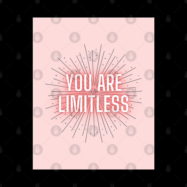 You are Limitless Peach Star by Nita Sophian