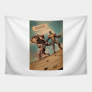 Juggernaut Vs Colossus Tapestry