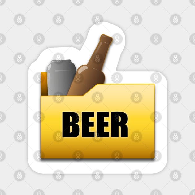 Beer folder Magnet by Lady_M