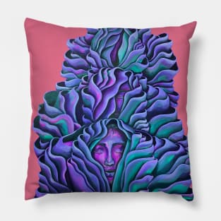 Purple Heads Pillow