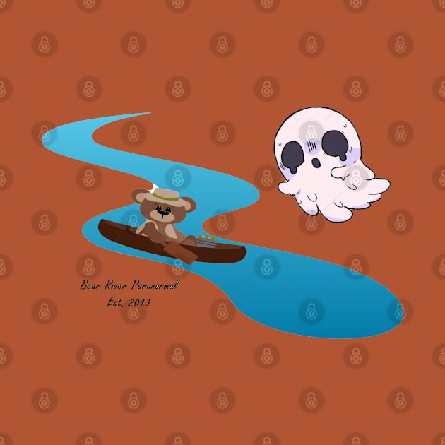 Cute Bear in a boat, in a river with a ghost right there! by Bear River Paranormal