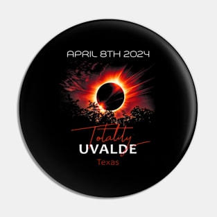 4.08.24 Total Solar Eclipse 2024 Uvalde Texas Pin