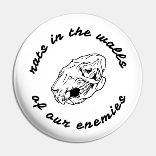 Rats in the walls / BLACK / Pin