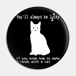 Cats are creatures that bring luck and it is real Pin