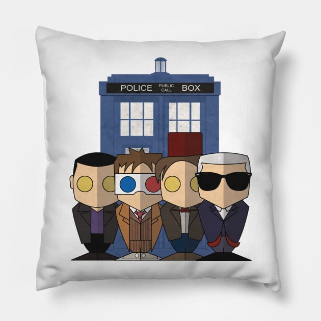 The 4 Doctors Pillow by moneybagswayne