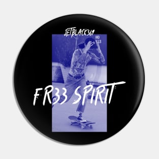 Free Spirit Skater Pin