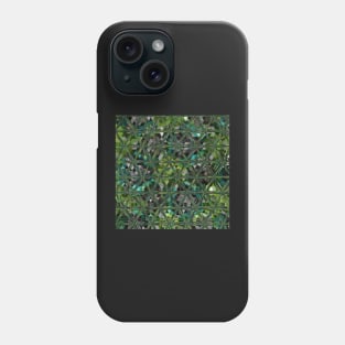 Green Water Triangles Phone Case