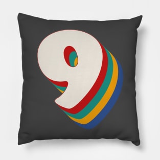 Number 9 Pillow