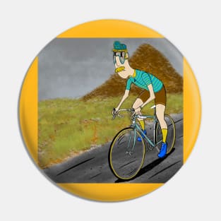 Road Cycling Nerd Pin