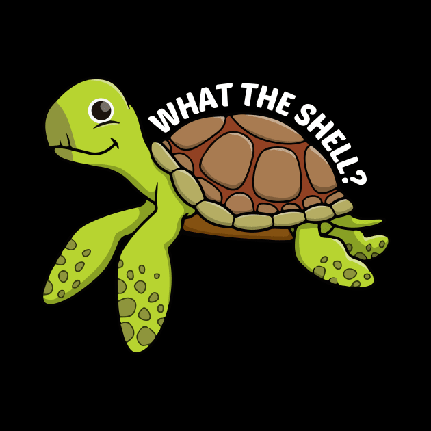 What the Shell? - Turtle Pun by Allthingspunny