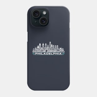 Philadelphia Football Team 23 Player Roster, Philadelphia City Skyline Phone Case