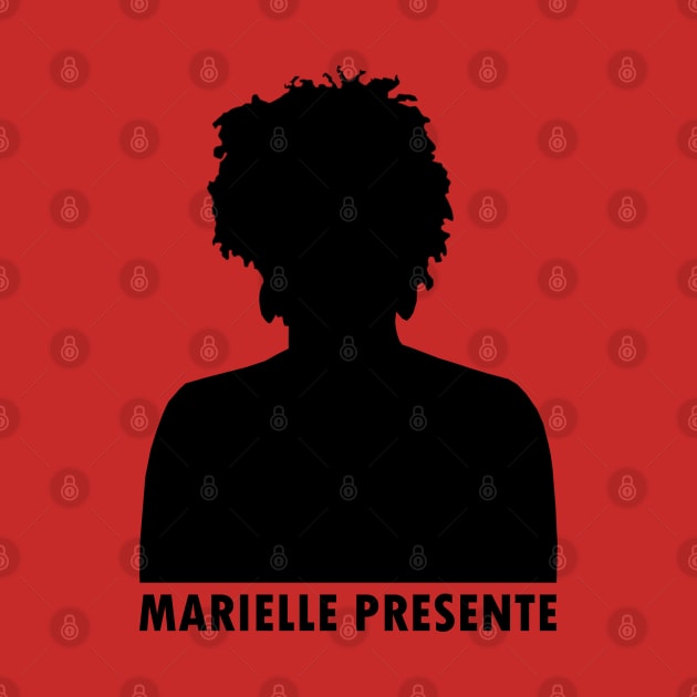 Marielle Franco Silhouette (Marielle Presente) by Everyday Inspiration
