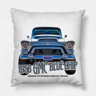 1956 GMC Blue Chip Series Stepside Pickup Truck Pillow