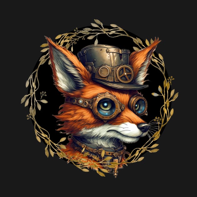 Steampunk Fox by ginkelmier@gmail.com