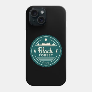 Black Forest Germany Vintage Forest Deer Phone Case