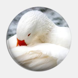 White Goose Pin