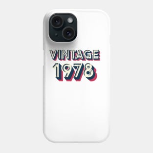 Vintage 1978 Phone Case