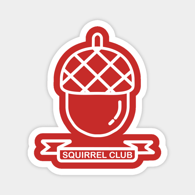 Squirrel Club T-shirt Magnet by 8mmattire