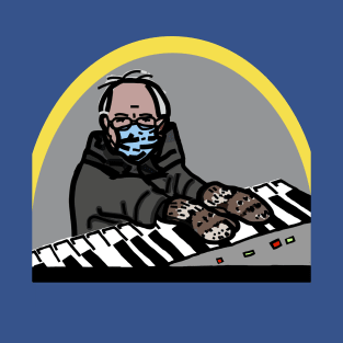 Bernie Sanders Wearing Mittens Makes Music Memes T-Shirt