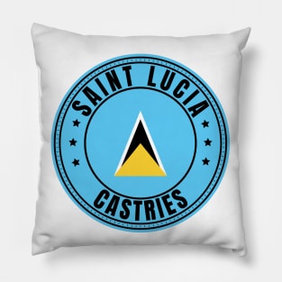 St Lucia Castries Pillow