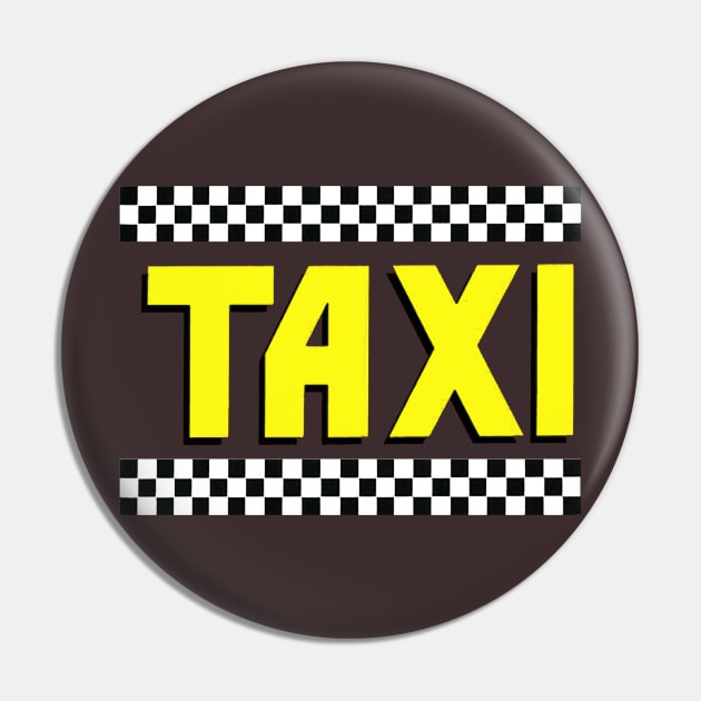 TAXI Pin by offsetvinylfilm