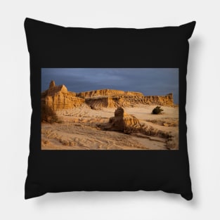 Pinnacles at Sunset, Mungo National Park Pillow