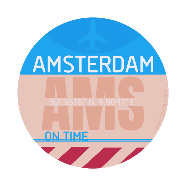 Airport AMS luggage symbol by Woohoo