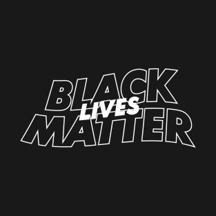 Black Lives matter white T-Shirt