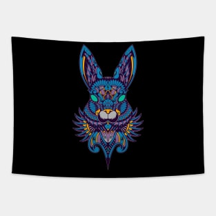 Rabbit Mandala Tapestry