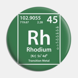 Rhodium Element Pin