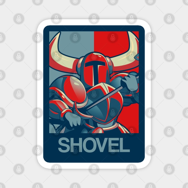 Shovel hope style Magnet by mrcatguys