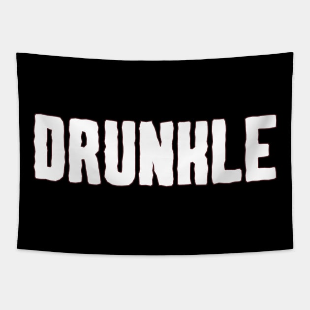 Drunkle Drunk Uncle Unisex Sweatshirt Tapestry by Grun illustration 