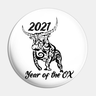 Year of the OX 2021 Pin