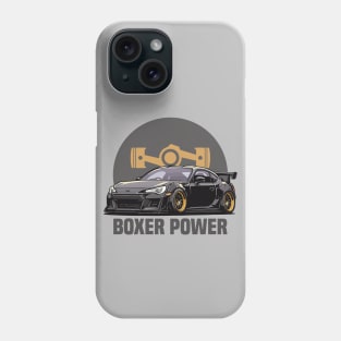 Subaru BRZ Car Art - Modified Boxer Engine JDM Sports Car Phone Case