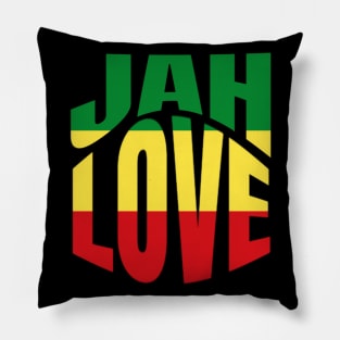 Jah Love Rasta Lion Reggae Rastafari Pillow