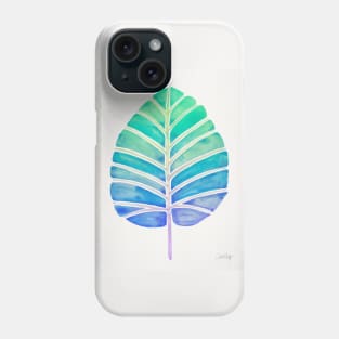 Mint Ombre Alocasia Phone Case