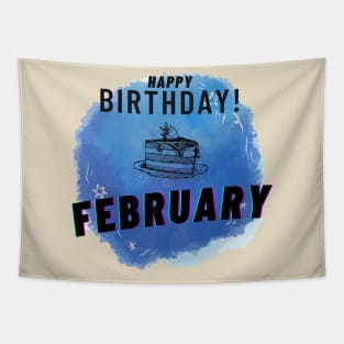 Birthday February #2 Tapestry