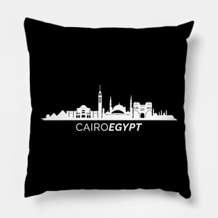 Cairo City Skyline Pillow