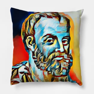 Galen Abstract Portrait | Galen Artwork 4 Pillow