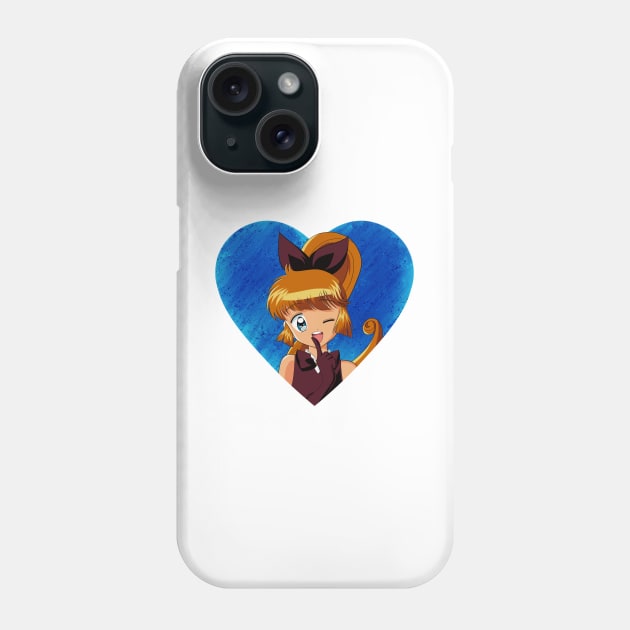 Saint Tail in the Heart Illustration (lisa e seya un solo cuore per lo stesso segreto) Phone Case by Yasimuf