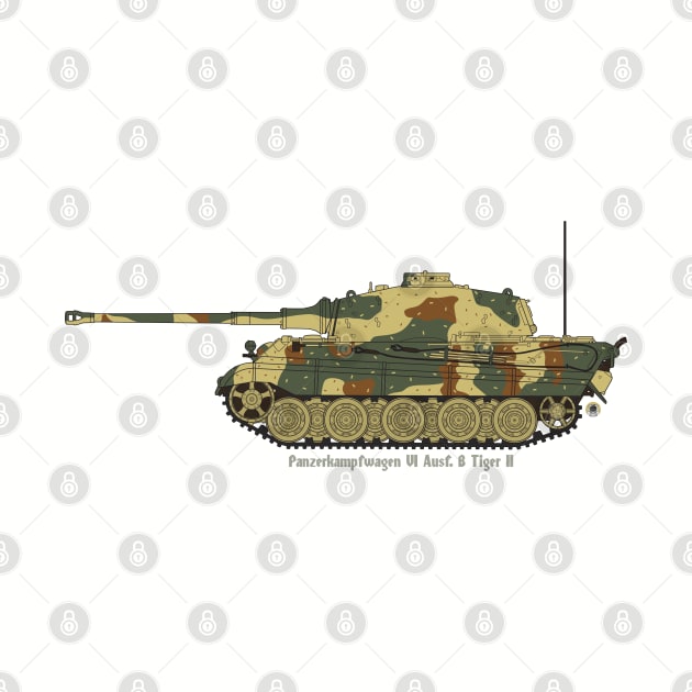 Panzerkampfwagen VI Ausf. B Tiger II by FAawRay