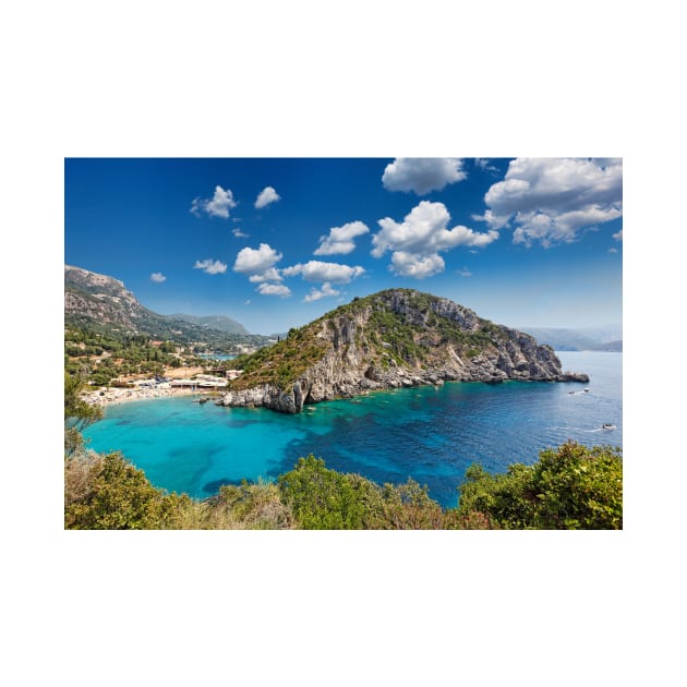 Paleokastritsa bay at Corfu, Greece by Constantinos Iliopoulos Photography