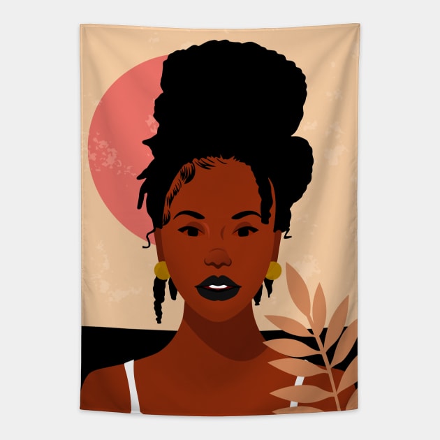 Locs Matter Tapestry by DomoINK