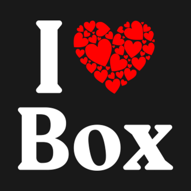 Disover Box Name T Shirt - I Love Box I Heart Box Husband Wife Boyfriend Girlfriend Gift Item Tee - Box - T-Shirt