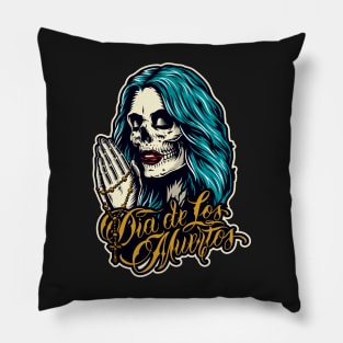 Posada Day of the Dead Outlaw, Dia De Muertas Pillow