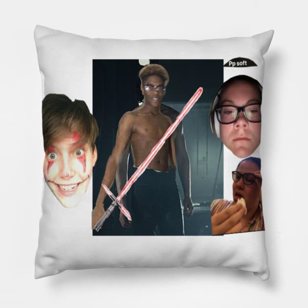 Wacky Bois Pillow by DoughnutRoyalty101